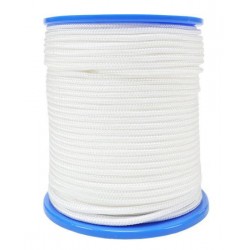 Šňůra 6mm s jádrem 50 m Bílá